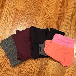 Lululemon size 6 legging bundle